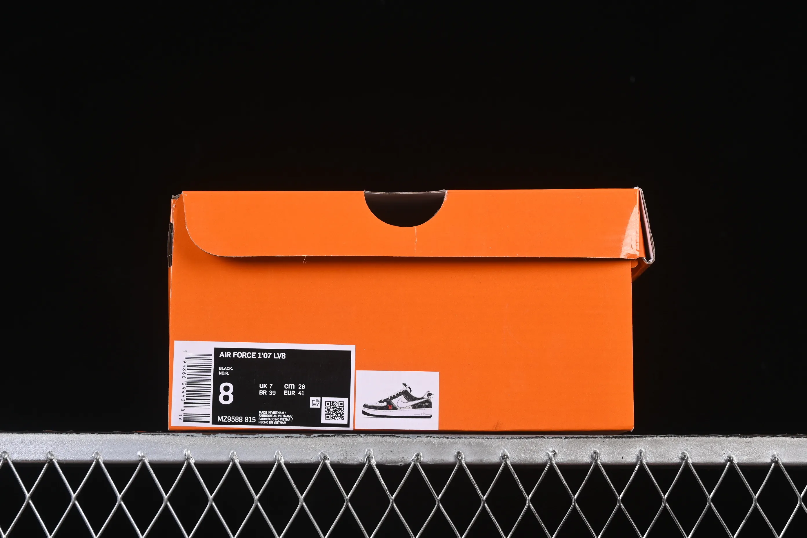 All categories Nk Air Force 1 Air Force series Nk Air Force 1 Low Air Force low-top Nike Air Force 1'07 Low LV co-branded denim beige and black stitching Air Force 1 low-top casual sneakers MZ9588-815